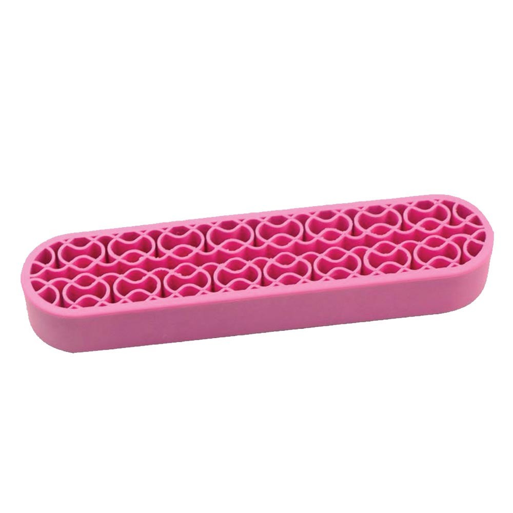 ORGANIZER STAND PROFESSIONALE PER SPAZZOLE E ALTRI ACCESSORI COSMETICI - FUCSIA