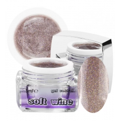 Gel decorativo trasparente ad alta densità di microparticelle di glitter - Janet Nails Collezione PHANTASY - Soft Wine, 5 ml