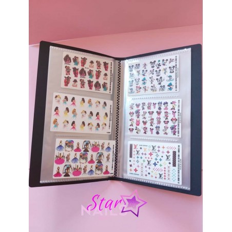 Album con 120 celle  - i water decals NON sono compresi.