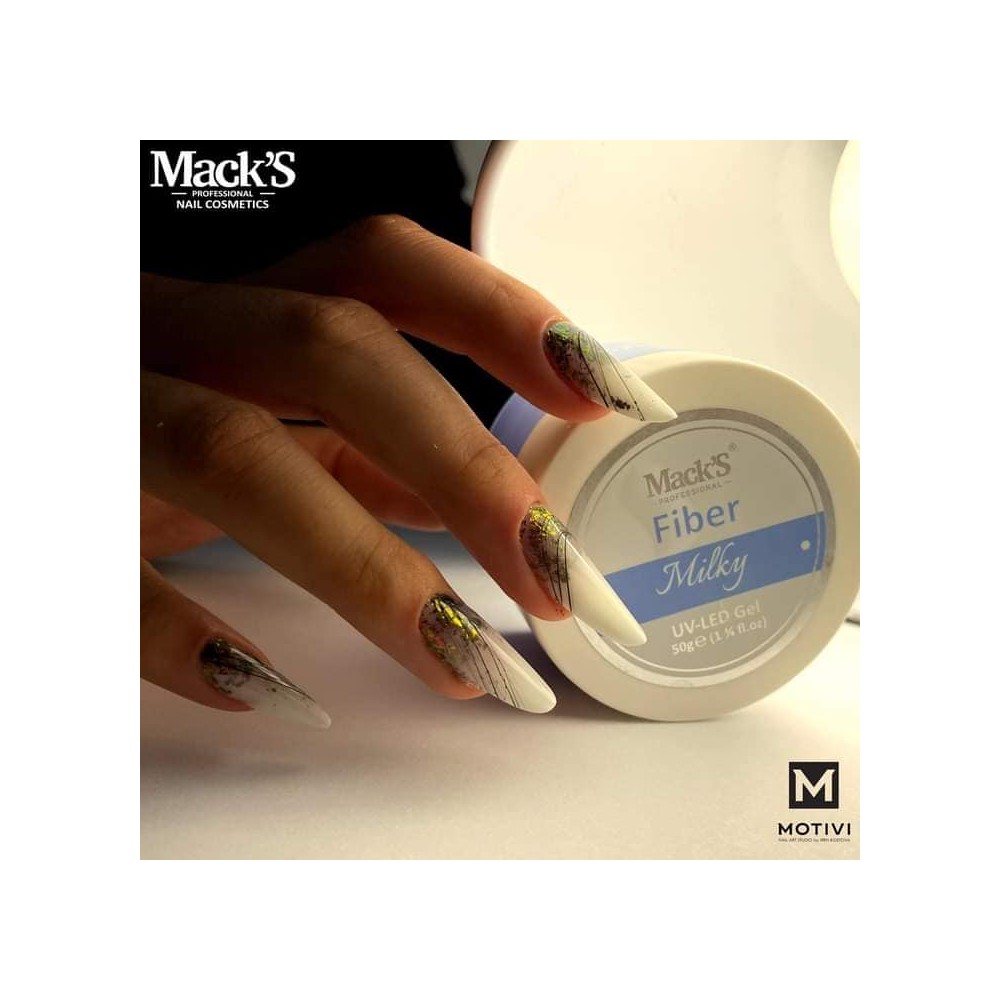 FIBER GEL MILKY Mack’s PROFESSIONAL 50 gr