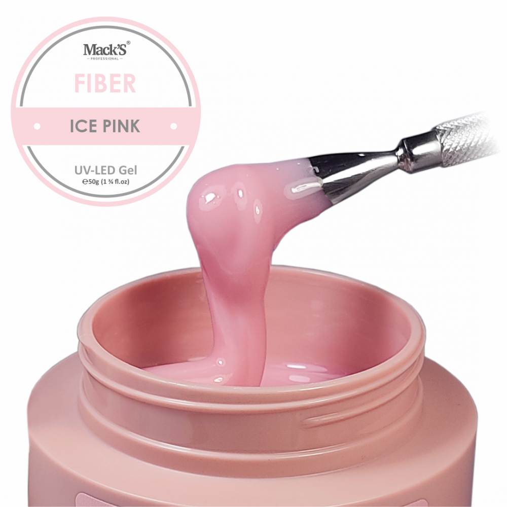 FIBER GEL ICE PINK Mack’s PROFESSIONAL 50 gr