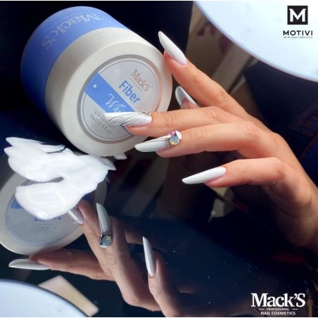 FIBER GEL WHITE Mack’s PROFESSIONAL 50 gr