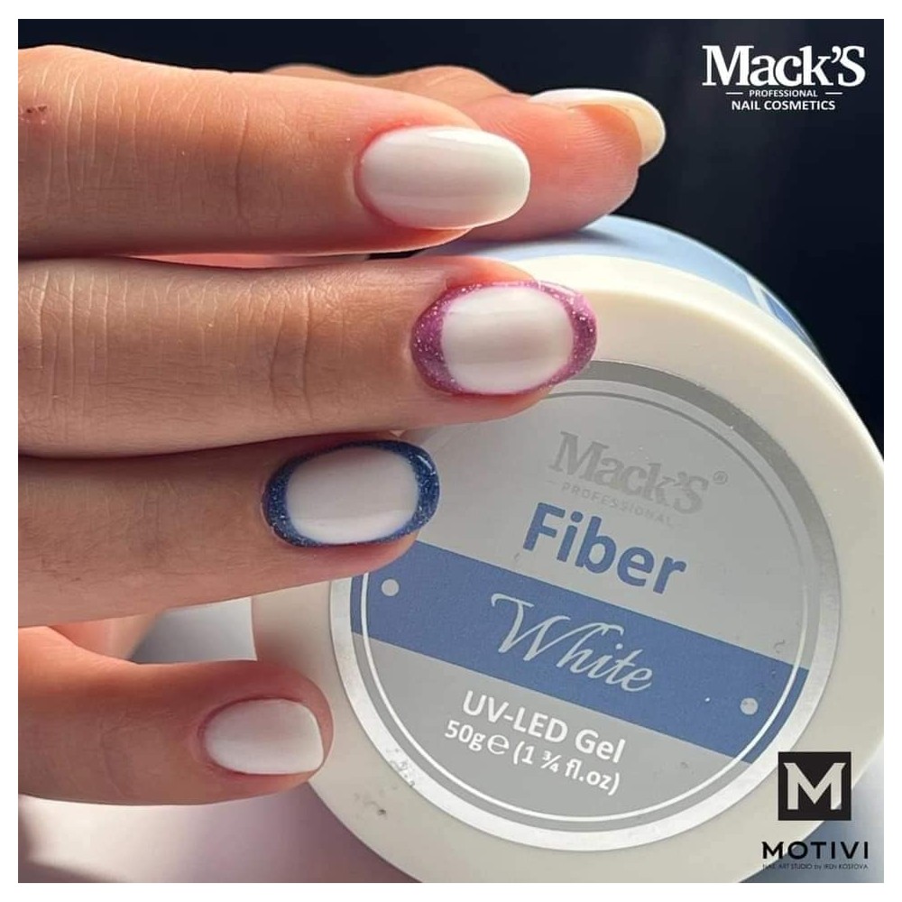 FIBER GEL WHITE Mack’s PROFESSIONAL 50 gr