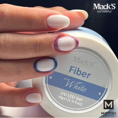 FIBER GEL WHITE Mack’s PROFESSIONAL 50 gr