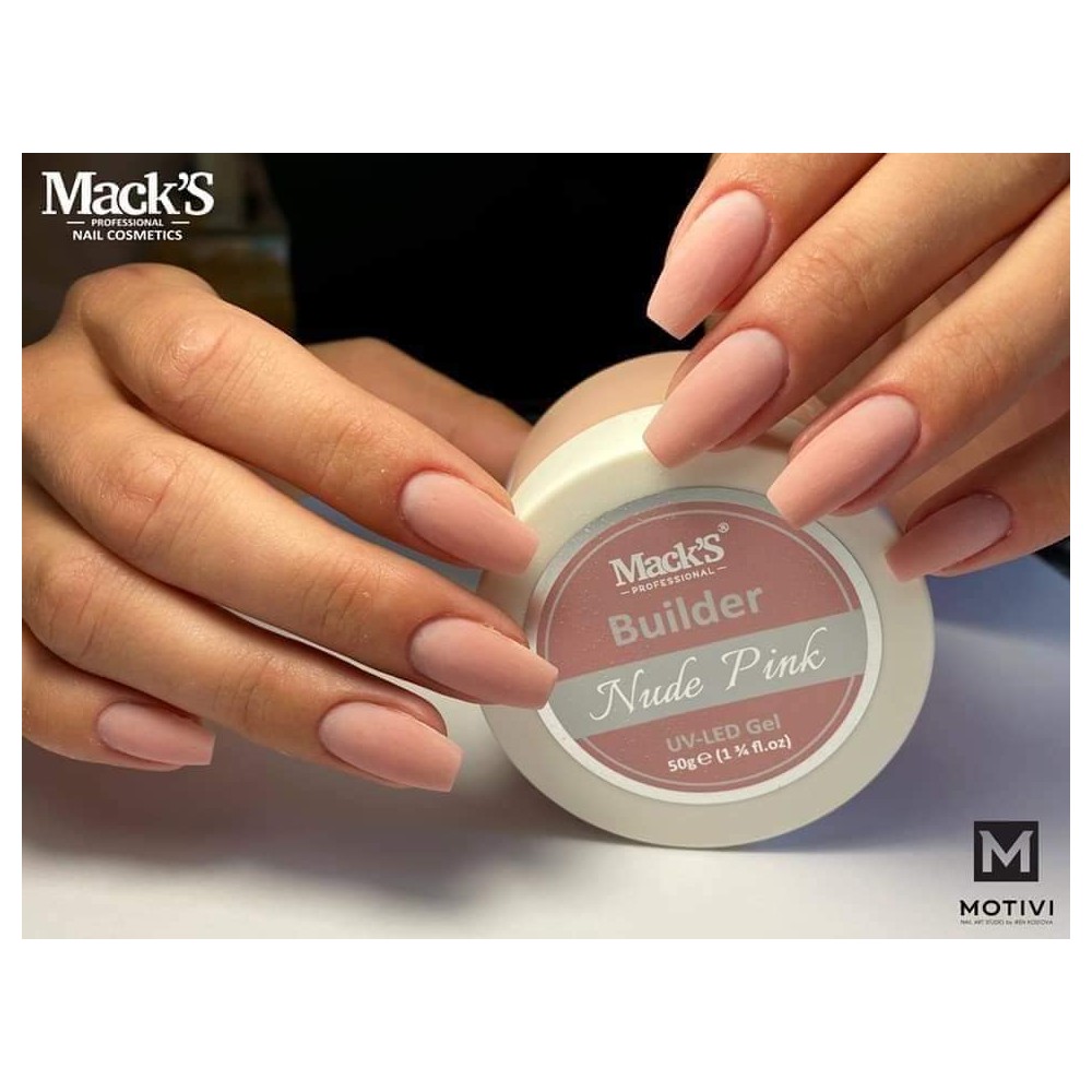 BUILDER GEL NUDE PINK Mack’s PROFESSIONAL 50 gr