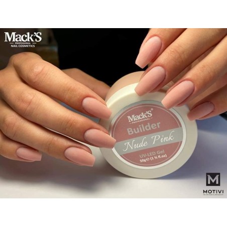 BUILDER GEL NUDE PINK Mack’s PROFESSIONAL 50 gr