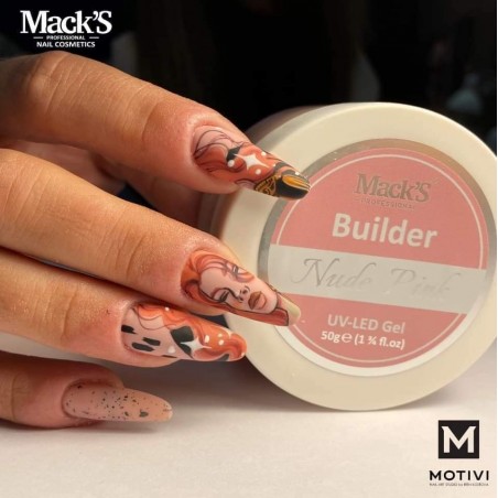 BUILDER GEL NUDE PINK Mack’s PROFESSIONAL 50 gr