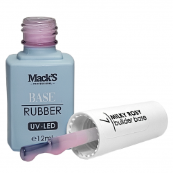 Rubber Base Cover Milky Rosy Mack's PROFESSIONAL 12 ML