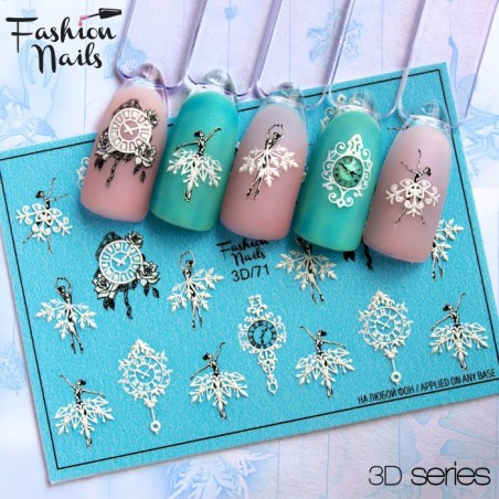 Fashion Nails water decal 3D-71 Fashion Nails water decal 3D-71