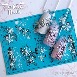 Fashion Nails water decal 3D-107