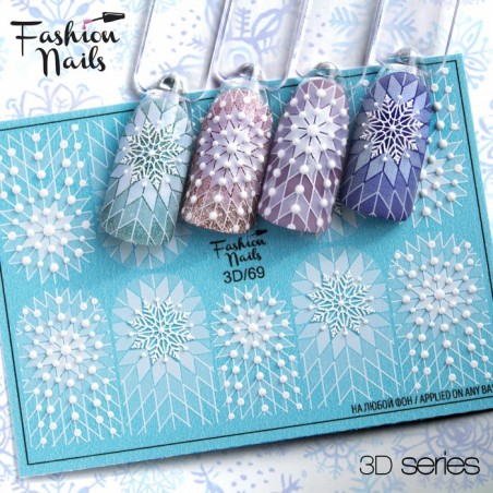 Fashion Nails water decal 3D-69 Fashion Nails water decal 3D-69
