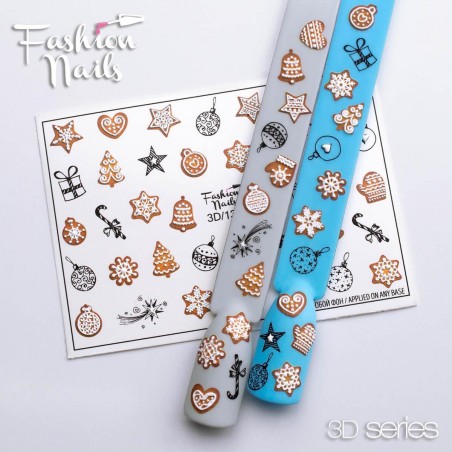 Fashion Nails water decal 3D-137 Fashion Nails water decal 3D-137