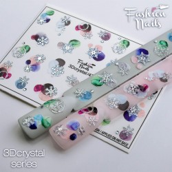 Fashion Nails water decal crystal 3D-43
