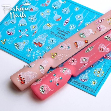 Fashion Nails water decal crystal 3D-46 Fashion Nails water decal crystal 3D-46