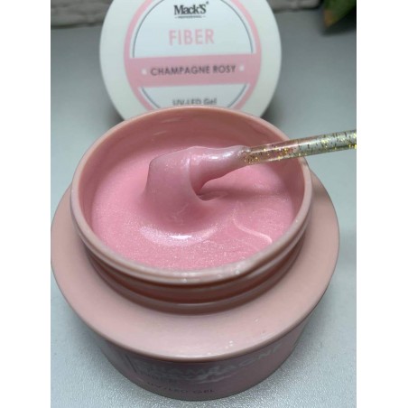 FIBER GEL CHAMPAGNE ROSY Mack’s PROFESSIONAL 50 gr