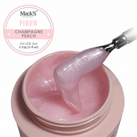 FIBER GEL CHAMPAGNE PEACH Mack’s PROFESSIONAL 50 gr FIBER GEL CHAMPAGNE PEACH Mack’s PROFESSIONAL 50 gr
