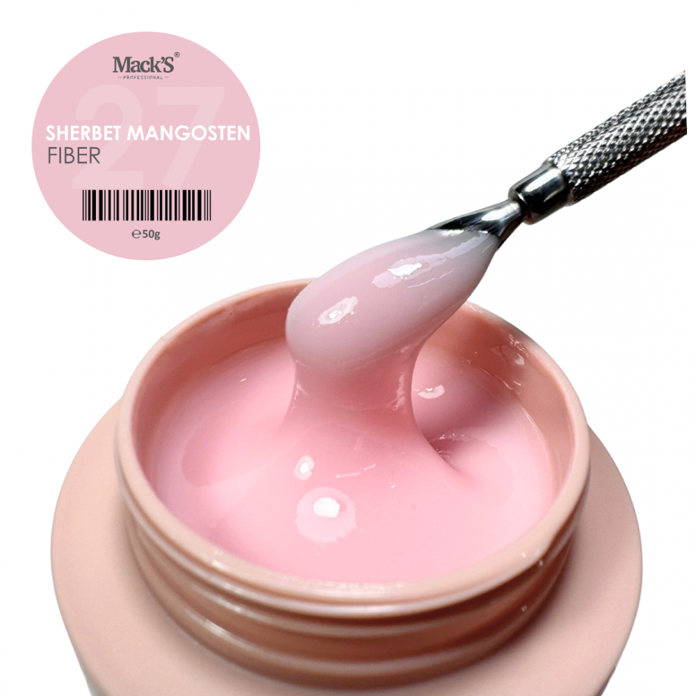 FIBER GEL Sherbet Mangosten Mack’s PROFESSIONAL 50 gr