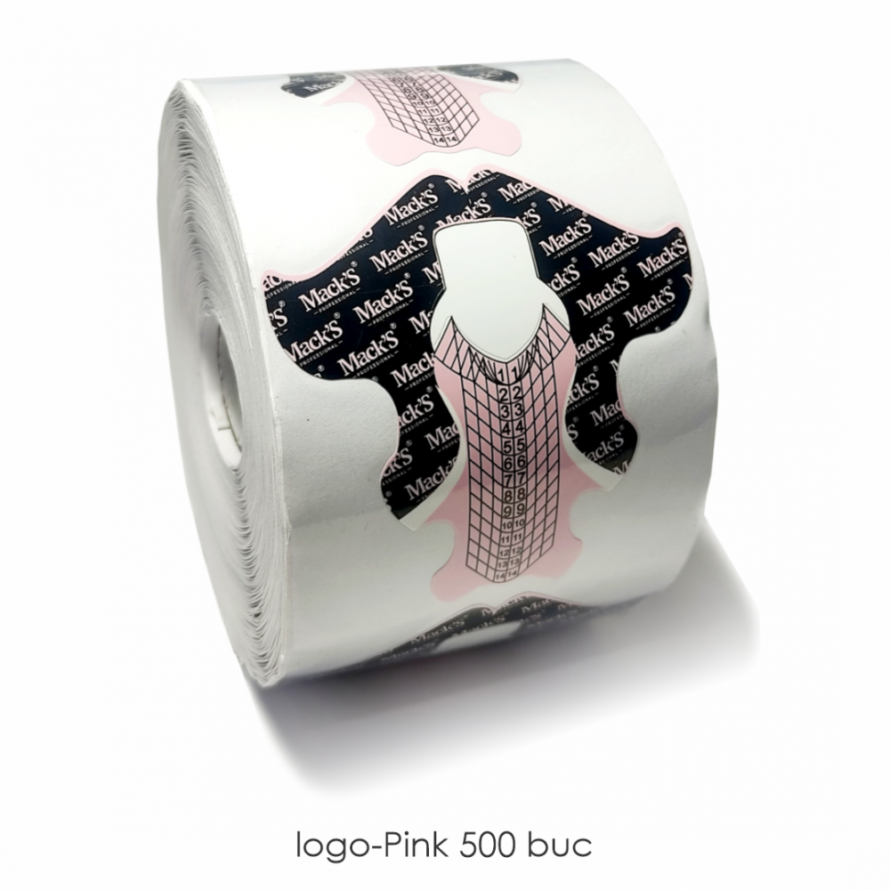 Nail Forms Mack's Professional 500 pz - Pink