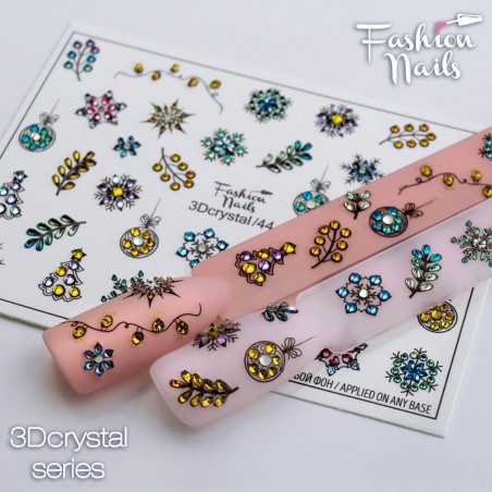 Fashion Nails water decal crystal 3D-17 Fashion Nails water decal crystal 3D-17