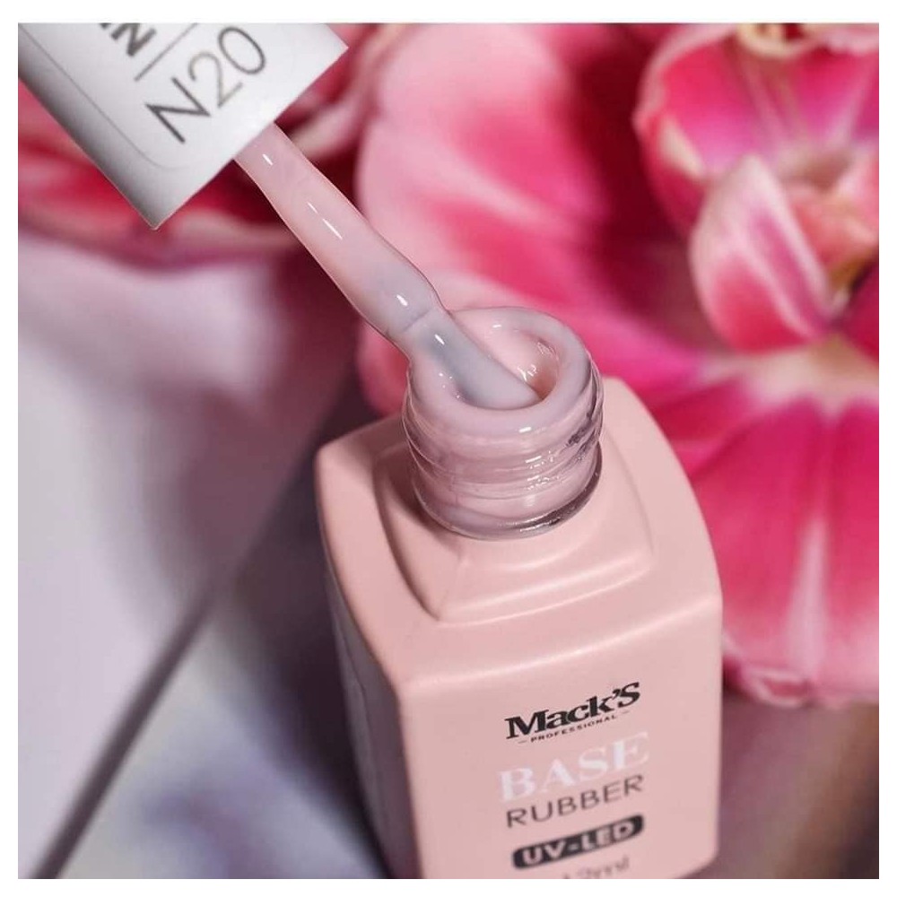 Rubber Base Nude 20 Mack's PROFESSIONAL 15 ML