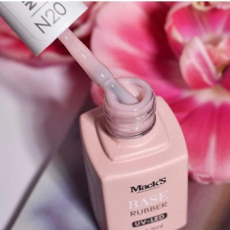 Rubber Base Nude 20 Mack's PROFESSIONAL 15 ML