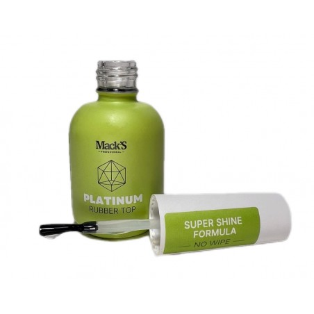 Platinium Rubber Top Coat Mack's Professional 15 ML Platinium Rubber Top Coat Mack's Professional 15 ML