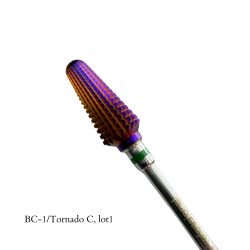 Punta Fresa Carburo Per Rimozione Gel Tornado BC-1