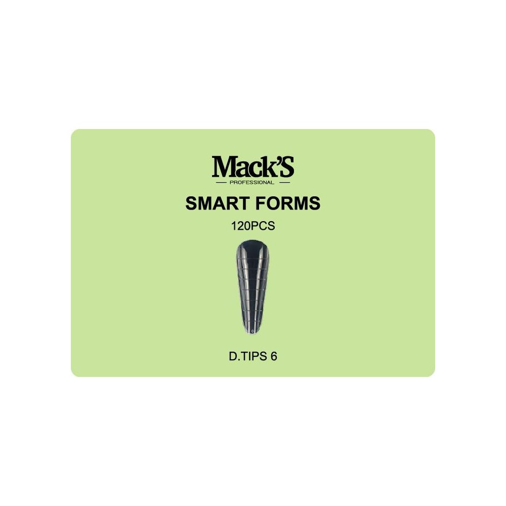Smart tips/ Smart forms Mack's Professional 120 pezzi D.tips 6