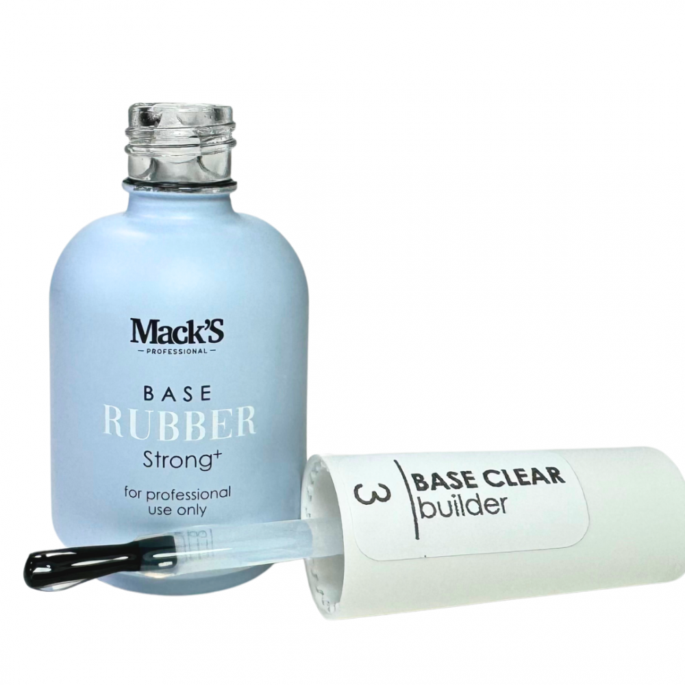 Rubber Base Clear+ Mack's Professional 15 ML