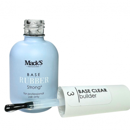 Rubber Base Clear+ Mack's Professional 15 ML