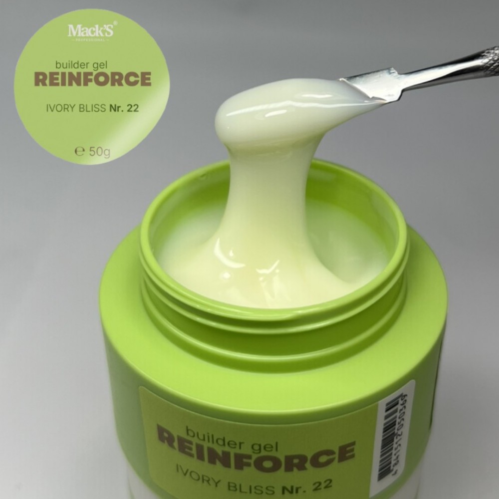 Reinforce Builder Gel Ivory Bliss 50 gr Mack's Professional