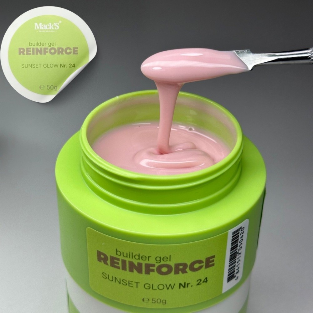 Reinforce Builder Gel Sunset Glow 50 gr Mack's Professional