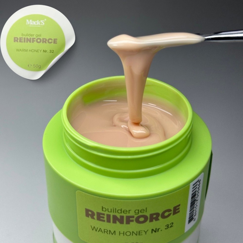 Reinforce Builder Gel Warm Honey 50 gr Mack's Professional