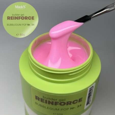 Reinforce Builder Gel Bubblegum Pop 50 gr Mack's Professional