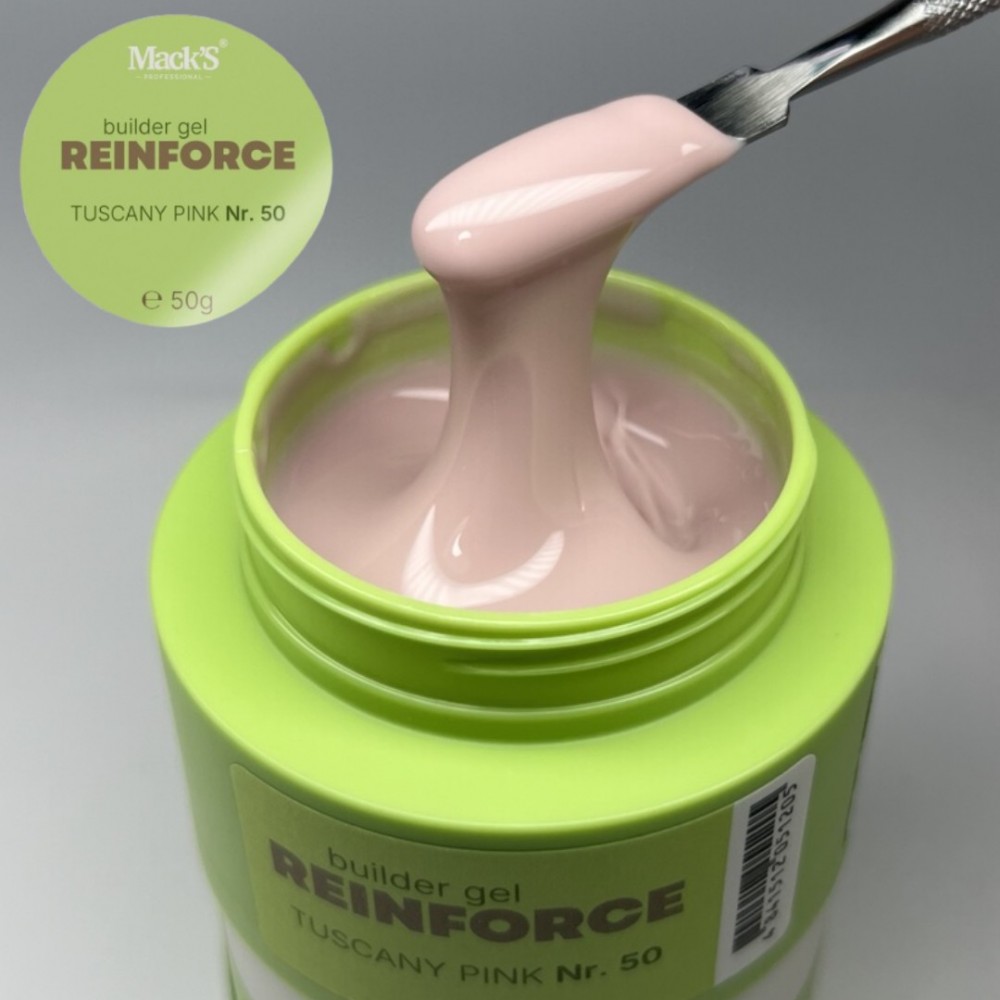 Reinforce Builder Gel Tuscany Pink 50 gr Mack's Professional