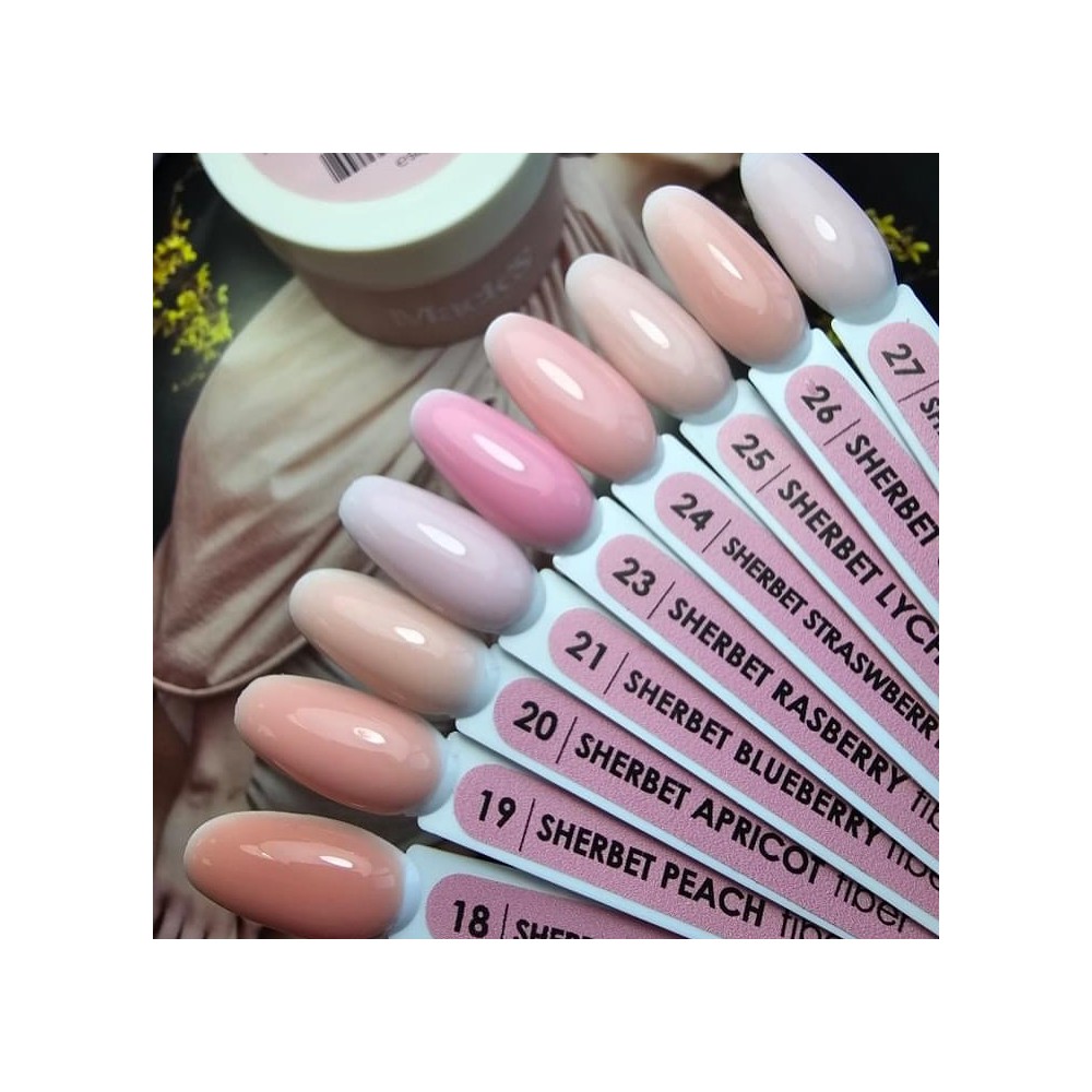 Fiber Gel Sherbet Rasberry 50 gr