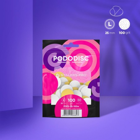 Ricambi STALEKS Podo Disc L Expert ( 50 pezzi) Grana 100
