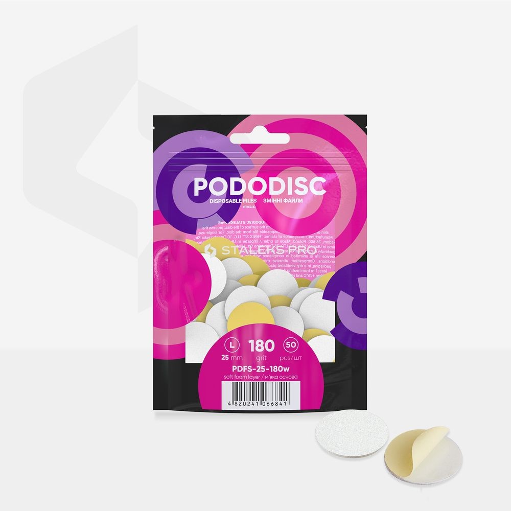 Ricambi STALEKS Podo Disc L Expert ( 50 pezzi) Grana 180