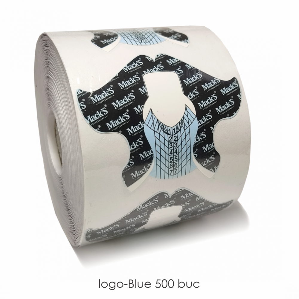 Nail Forms Mack's Professional 500 pz - Blue