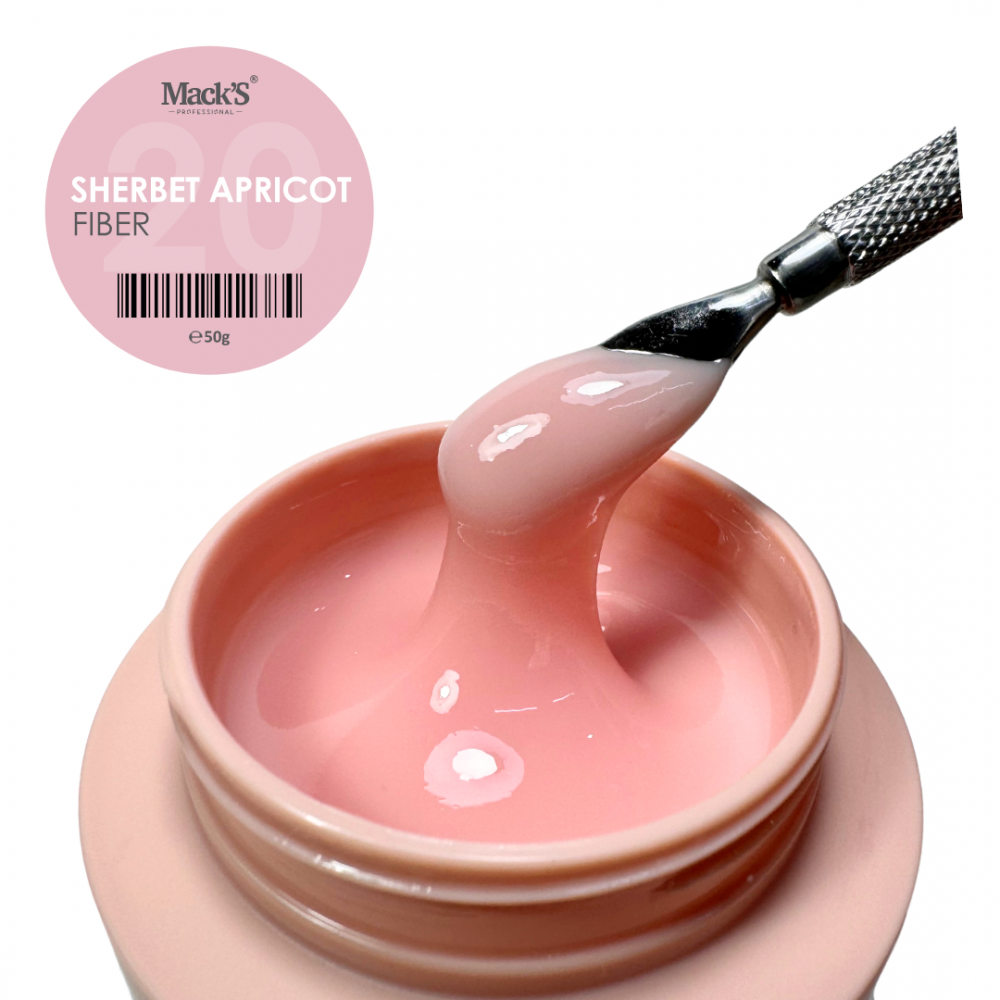 Fiber Gel Sherbet Apricot 50 gr