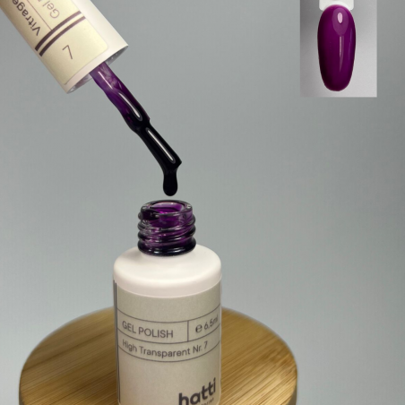 Hatti Transparent Glass Gel Polish 7