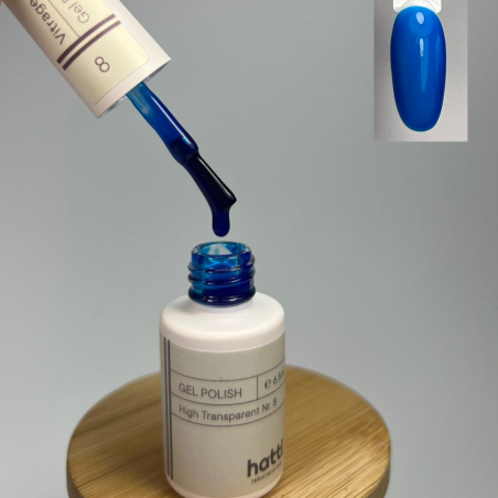 Hatti Transparent Glass Gel Polish 8