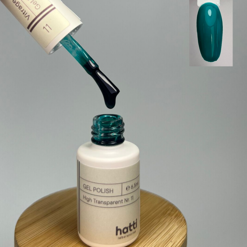 Hatti Transparent Glass Gel Polish 11