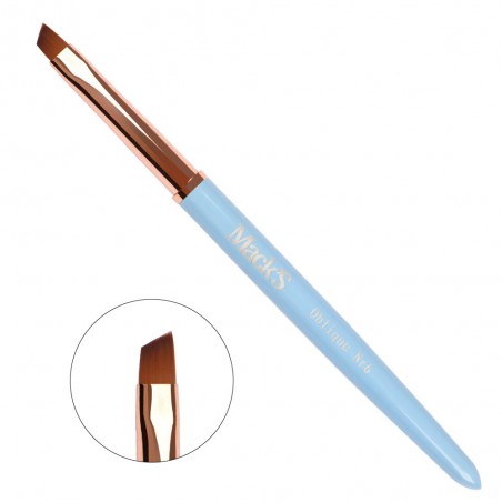 Pennello Gel punta obliqua Mack’s n.6 - Blue