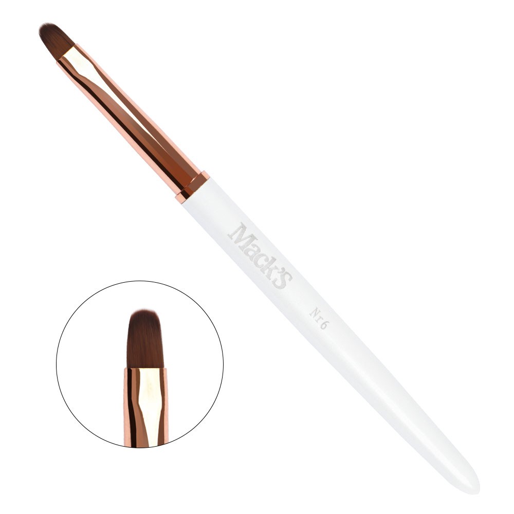 Pennello Gel punta tonda Mack’s n.6 - White