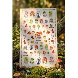 Sticker Adesivo Unghie per Nail Art - Autunno 166