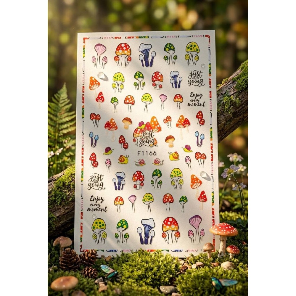 Sticker Adesivo Unghie per Nail Art - Autunno 166