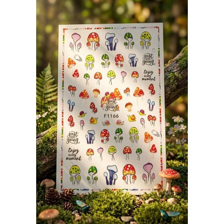 Sticker Adesivo Unghie per Nail Art - Autunno 166
