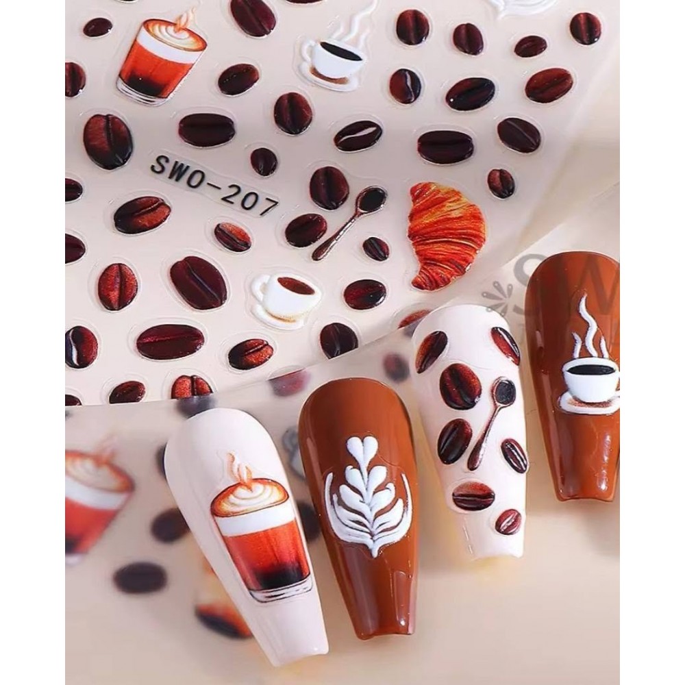 Sticker Adesivo Unghie per Nail Art - SWO207