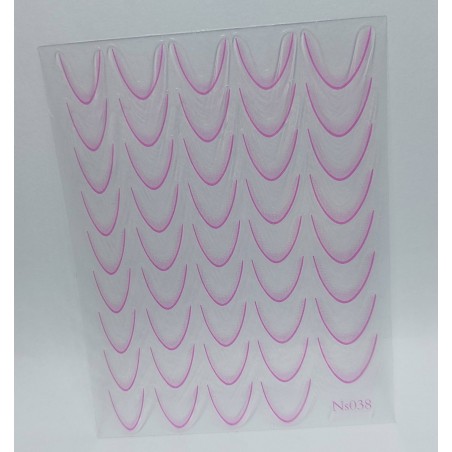 Sticker Adesivo French per Nail Art Ns038F